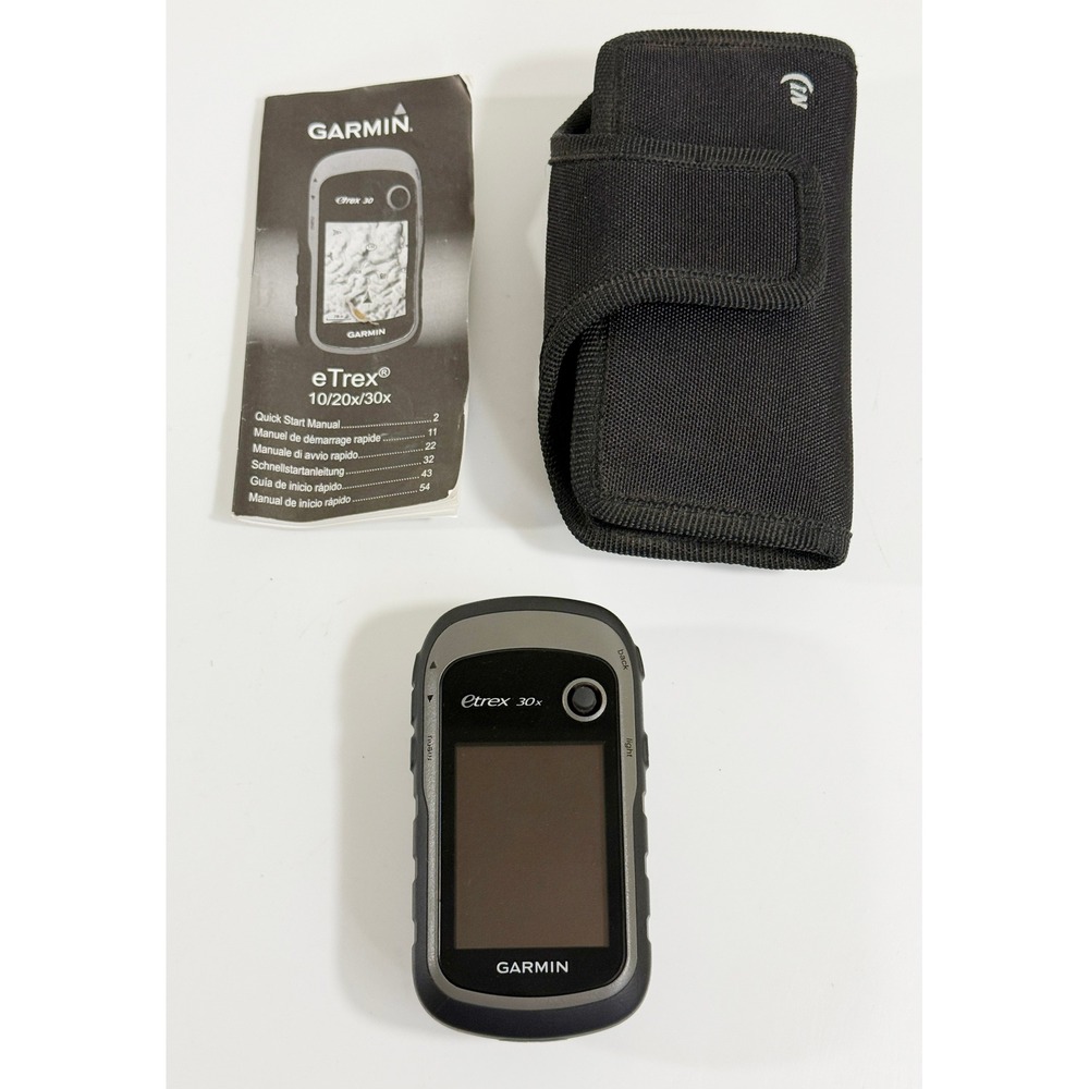 Garmin eTrex 30x Handheld GPS Navigator Gray Black GLONASS Compass